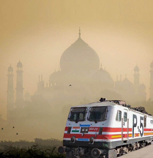 Agra Sightseeing Tour by Train