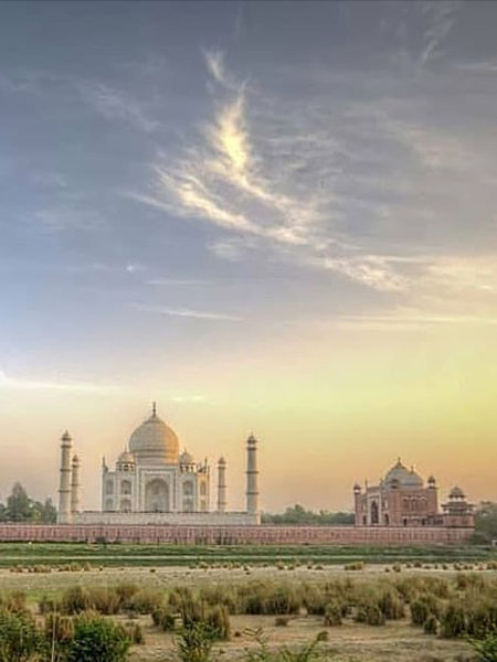 Taj Mahal Sunset View